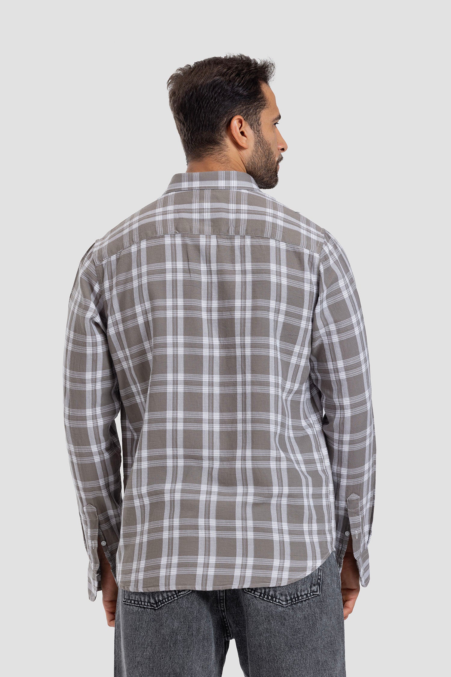Slim Fit Checked Shirt
