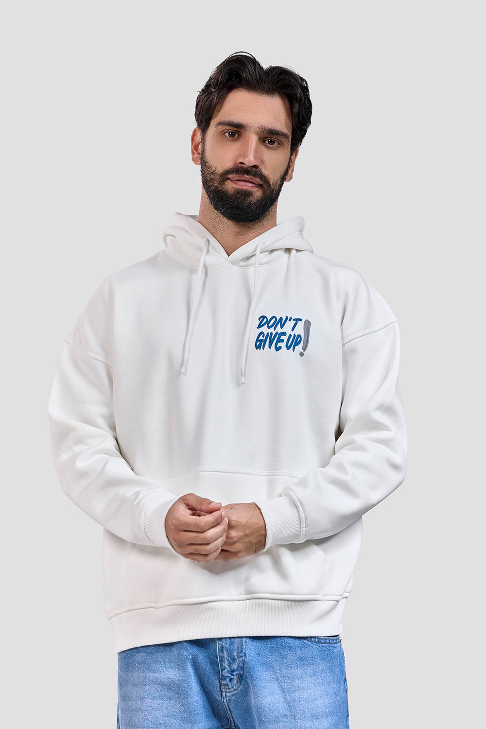 over size printed hoodie sweatshirt