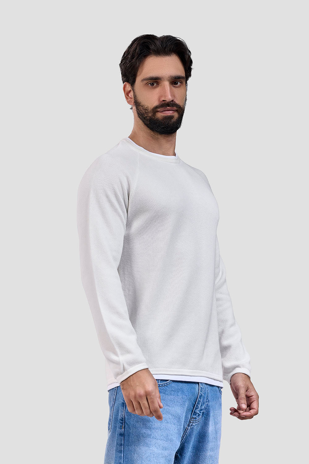 crew neck pullover
