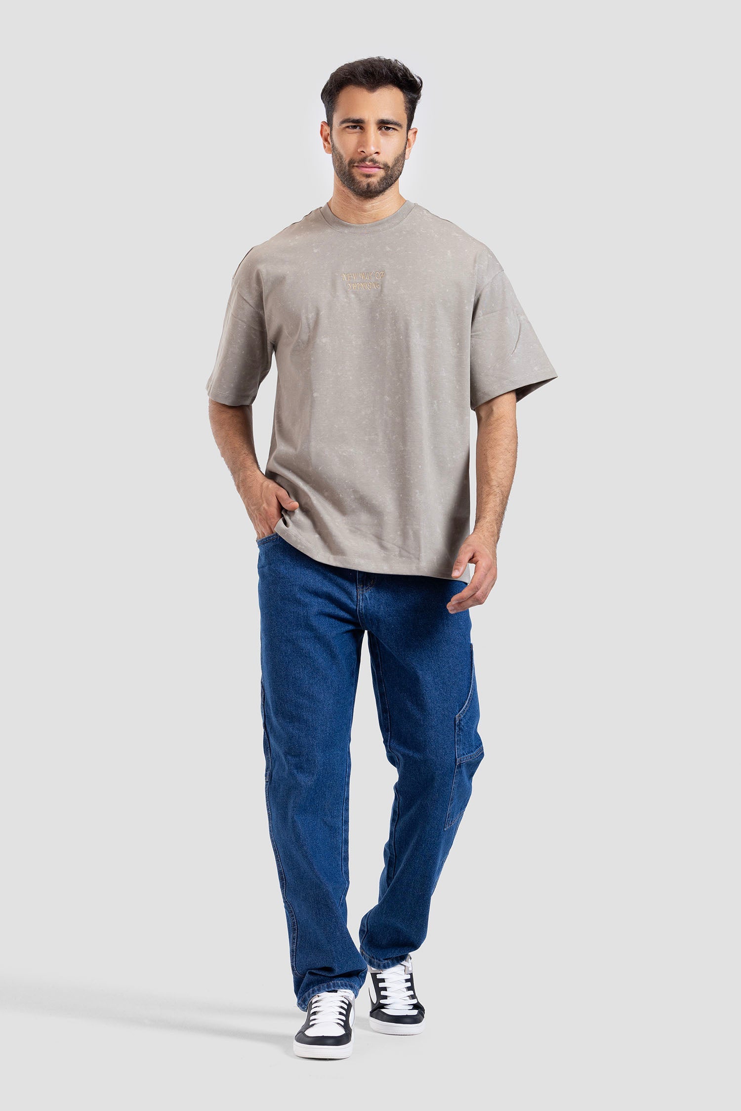 Crew Neck Over Size T-shirt