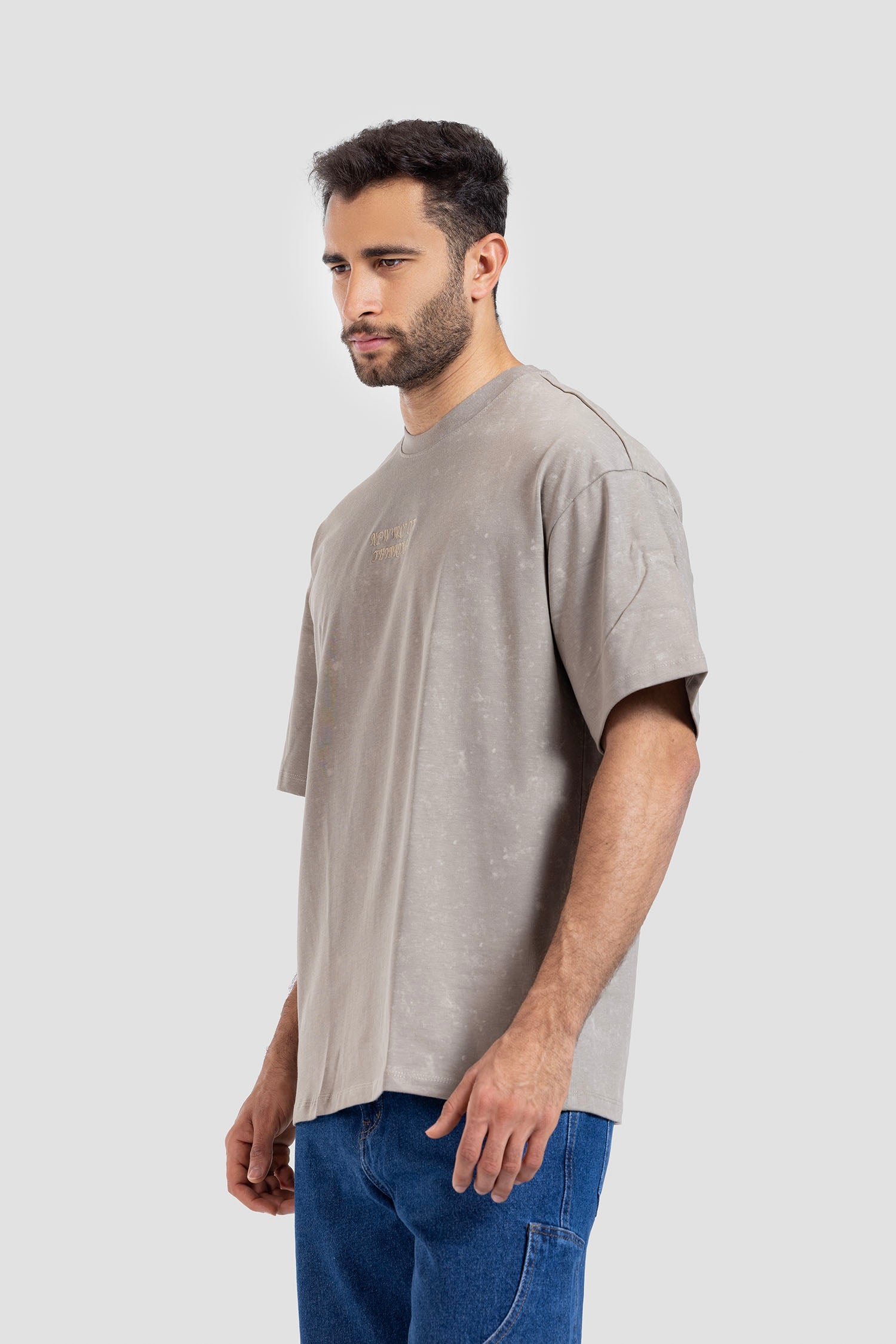 Crew Neck Over Size T-shirt