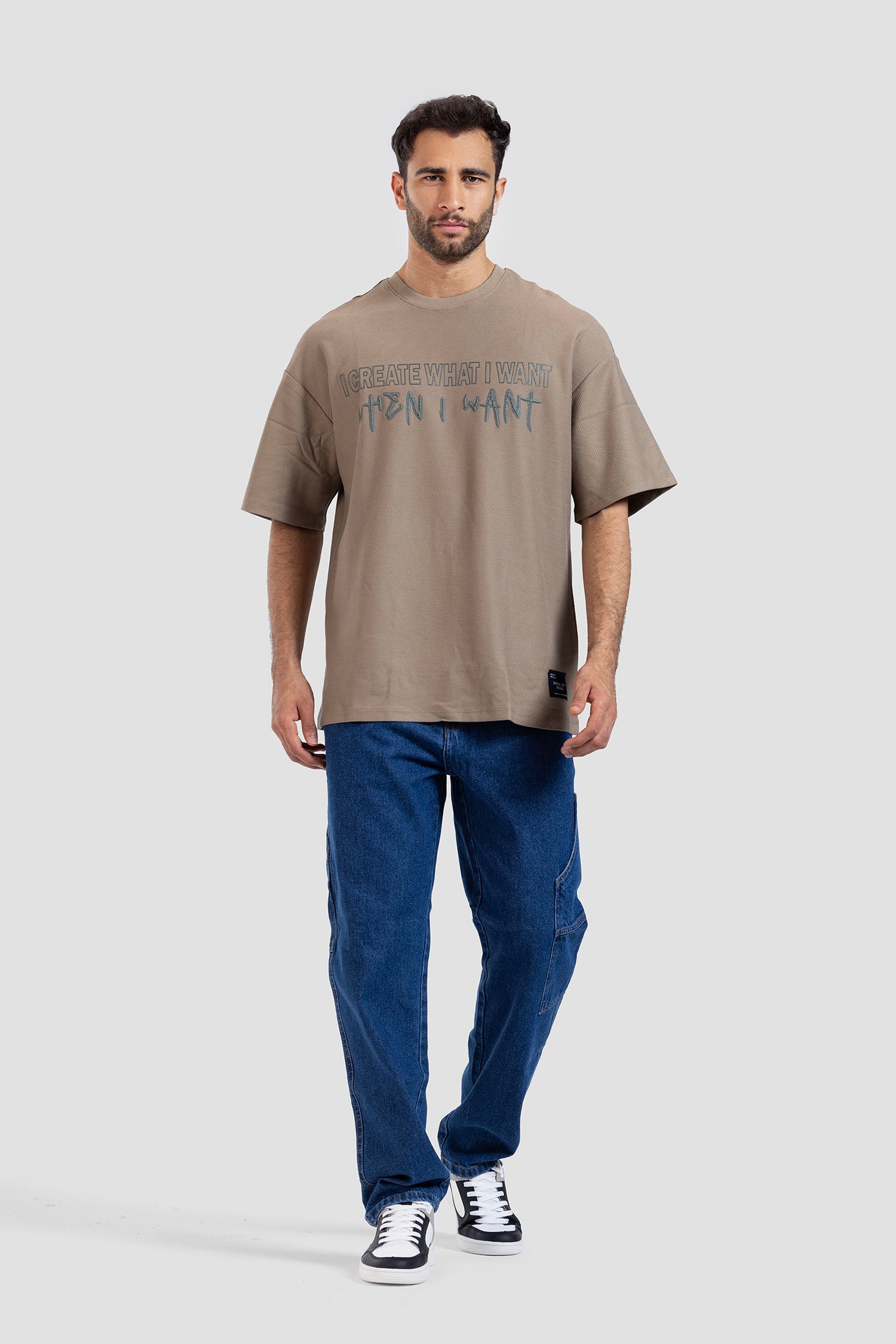 Crew Neck Over Size T-shirt