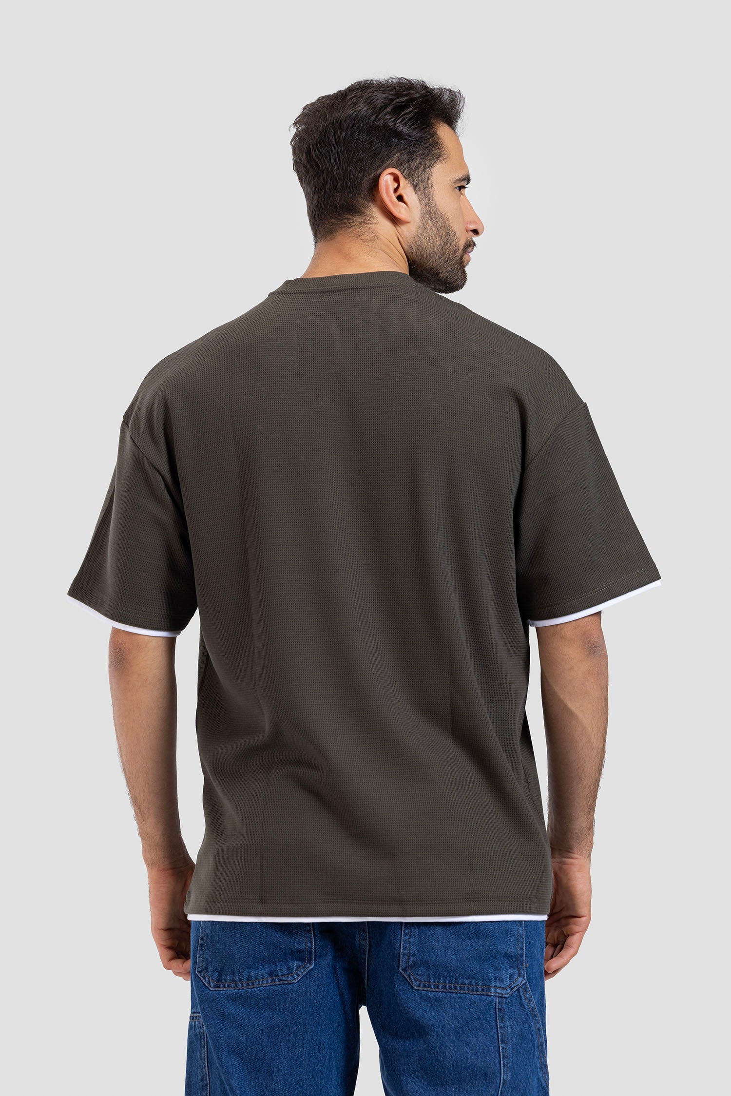 Crew Neck Over Size T-shirt