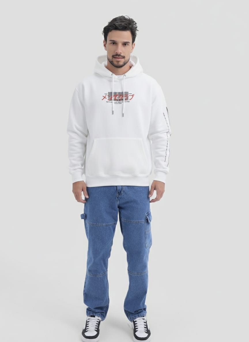 Printed Hoodie Sweatshirt