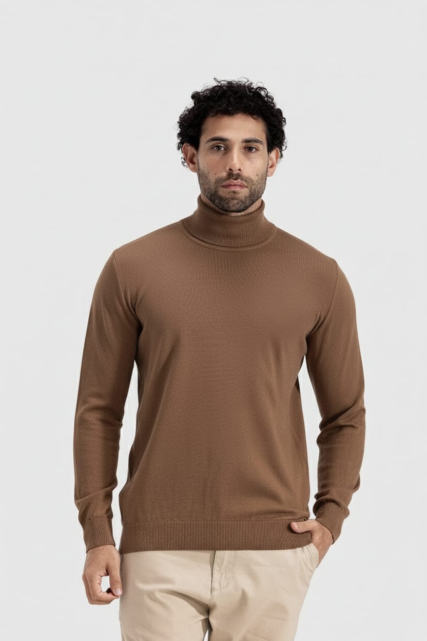 Slim Fit Turtleneck Pullover
