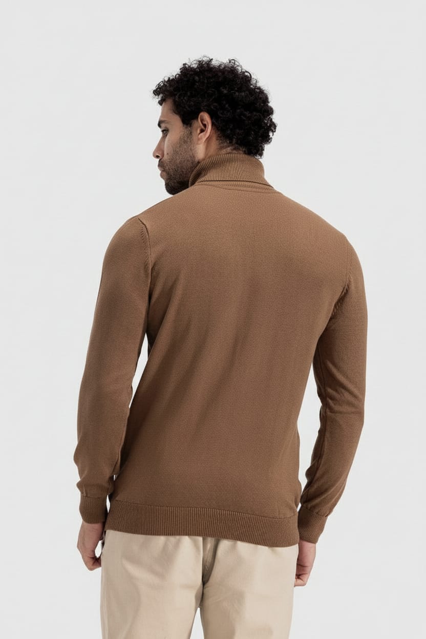 Slim Fit Turtleneck Pullover