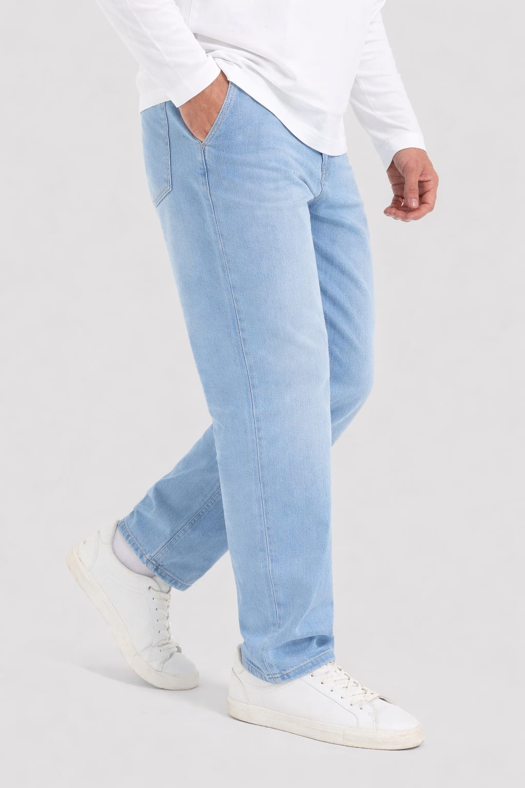 Relaxed Fit Denim Pants