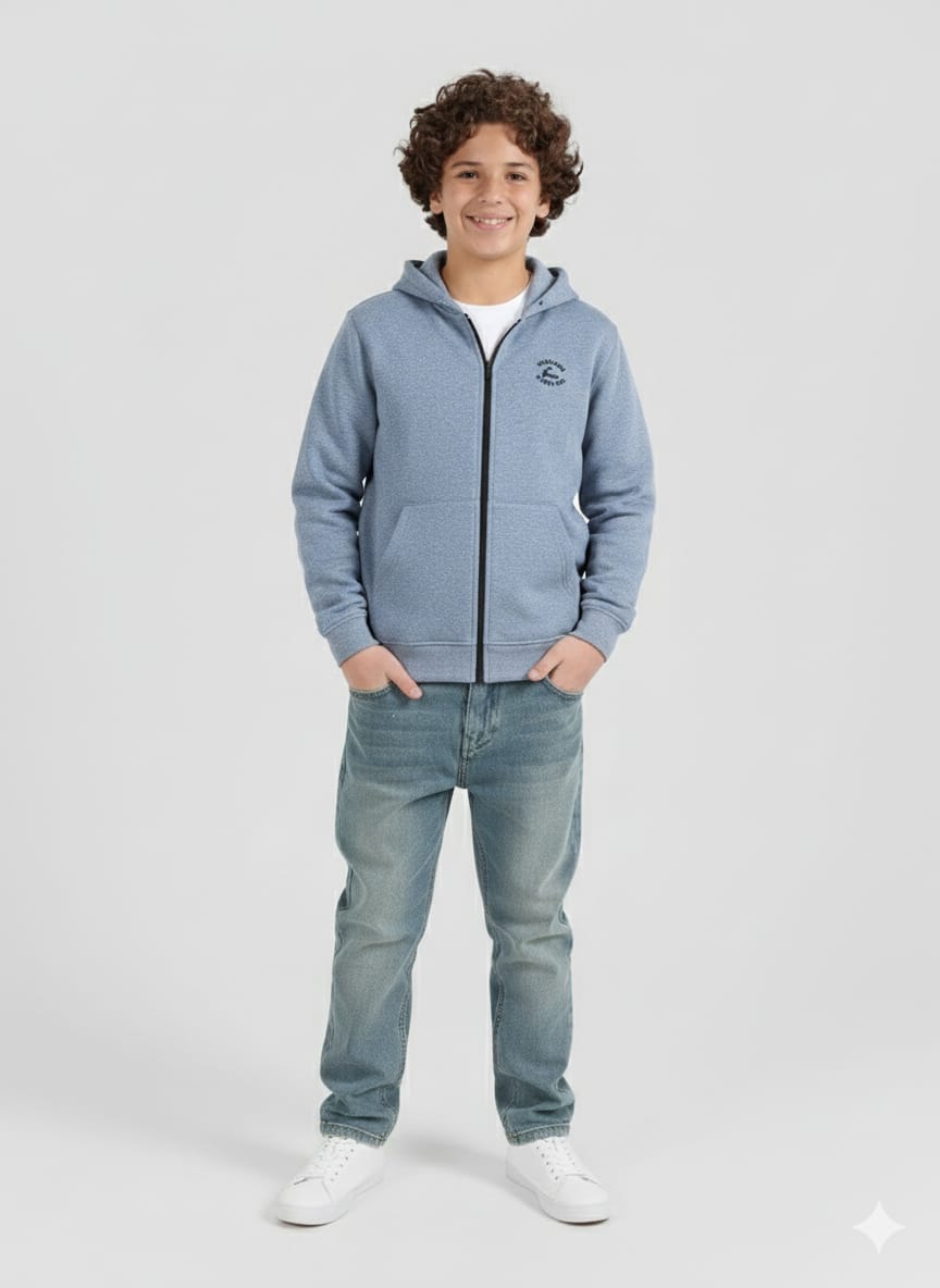 Full Zipper Hoodie Sweatshirt