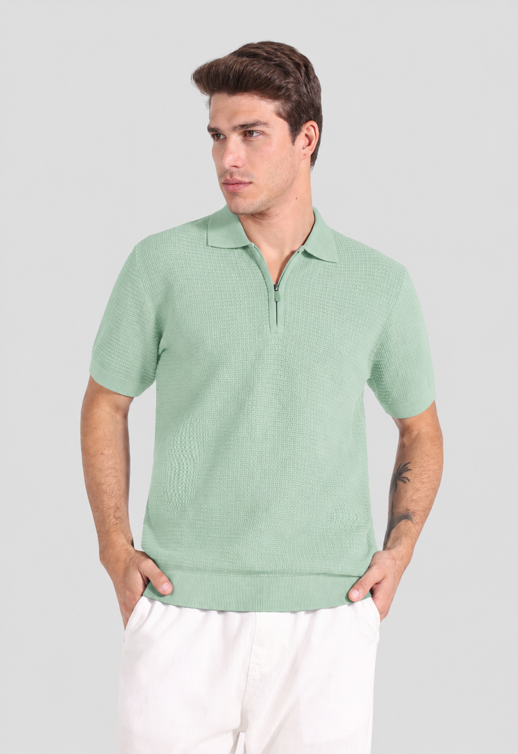 Regular Knitted Fit Polo Shirt