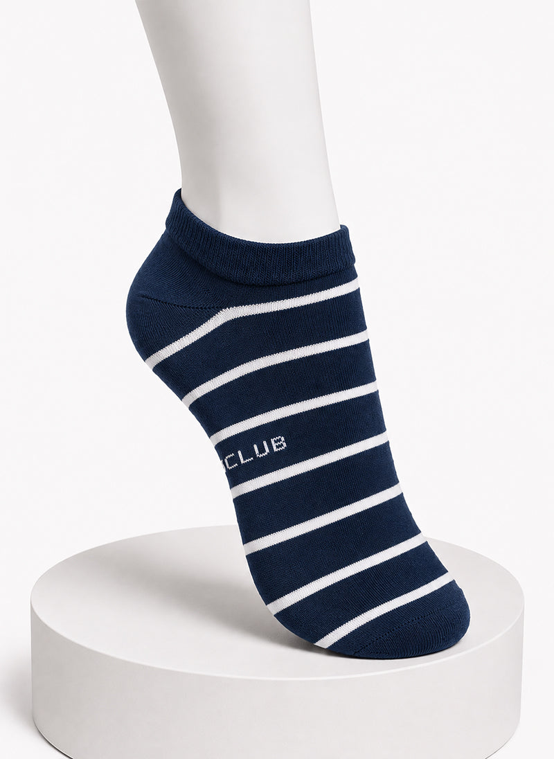 Navy Medium Towel Socks