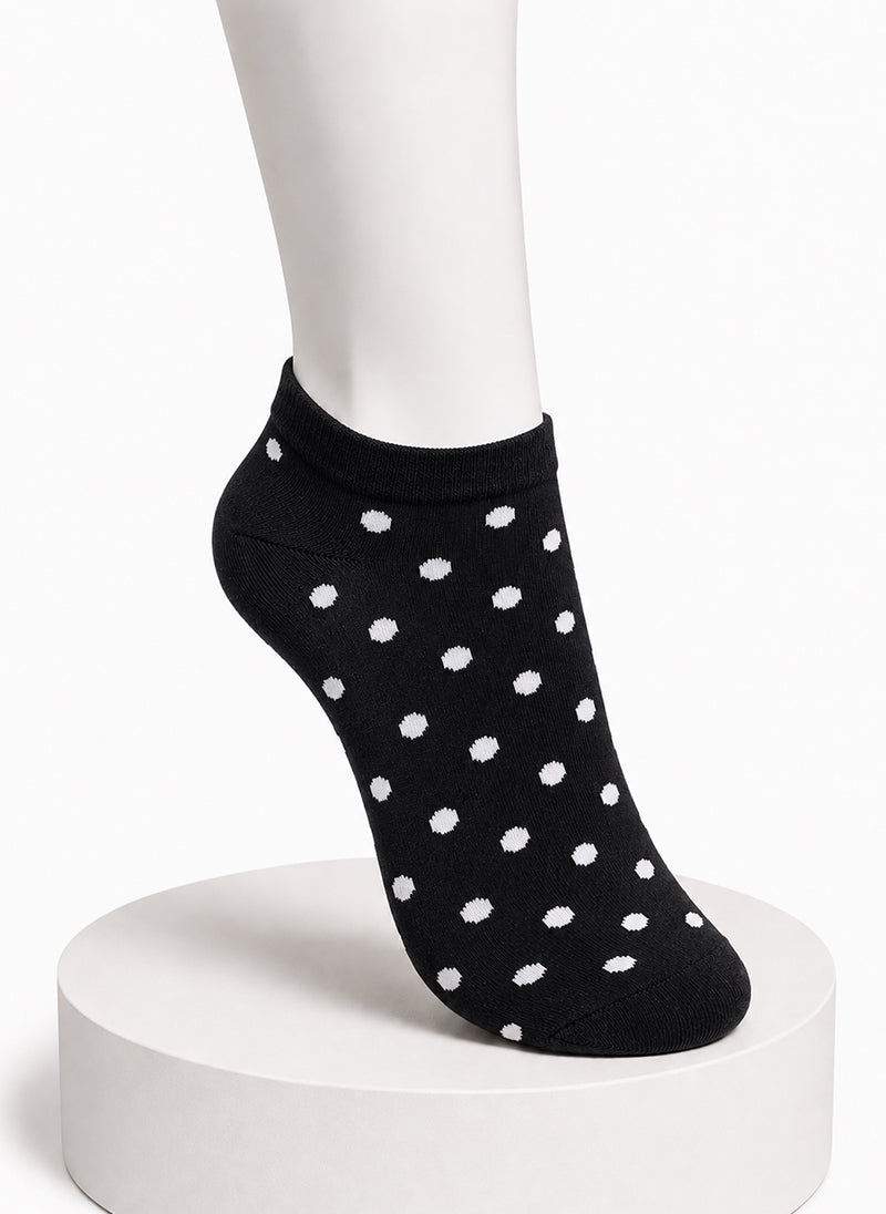 Black Medium Towel Socks