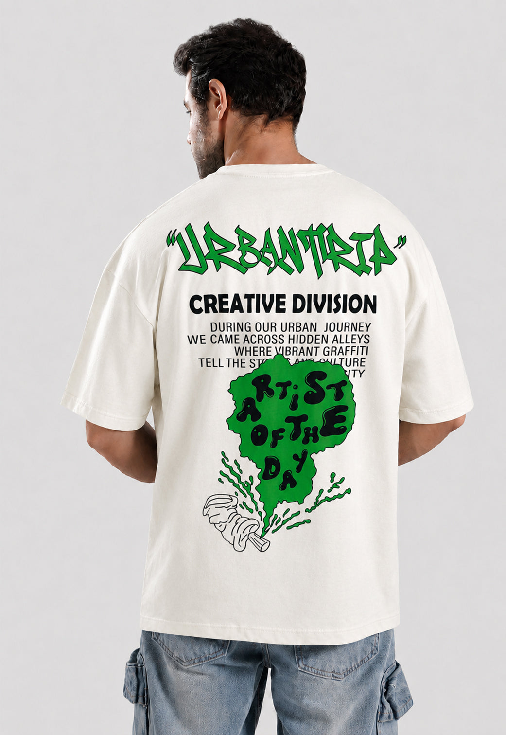 Crew Neck Over Size T-shirt