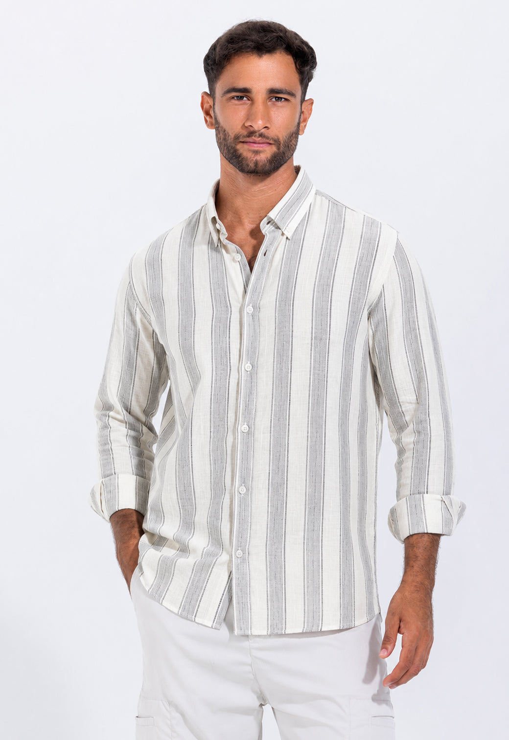 Slim Fit Striped Shirt