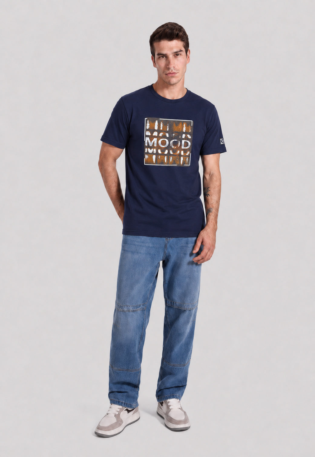 Crew Neck Printed T-Shirt