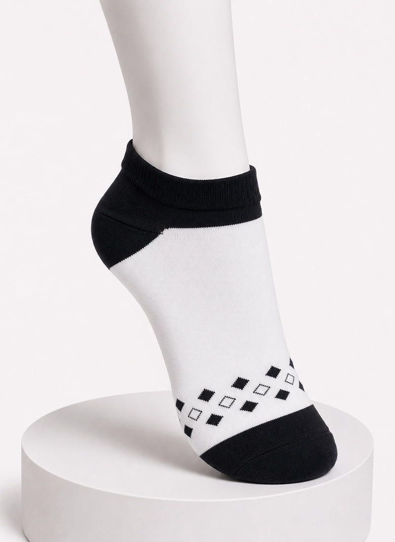 White Medium Towel Socks