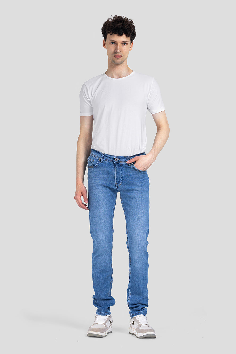 Slim Fit Denim Pants