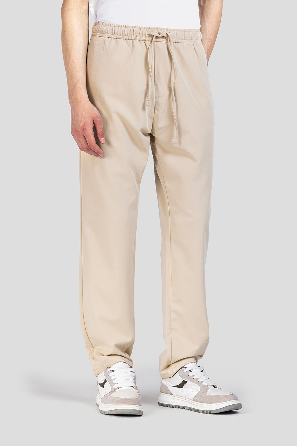 beige reguler fit chino pant