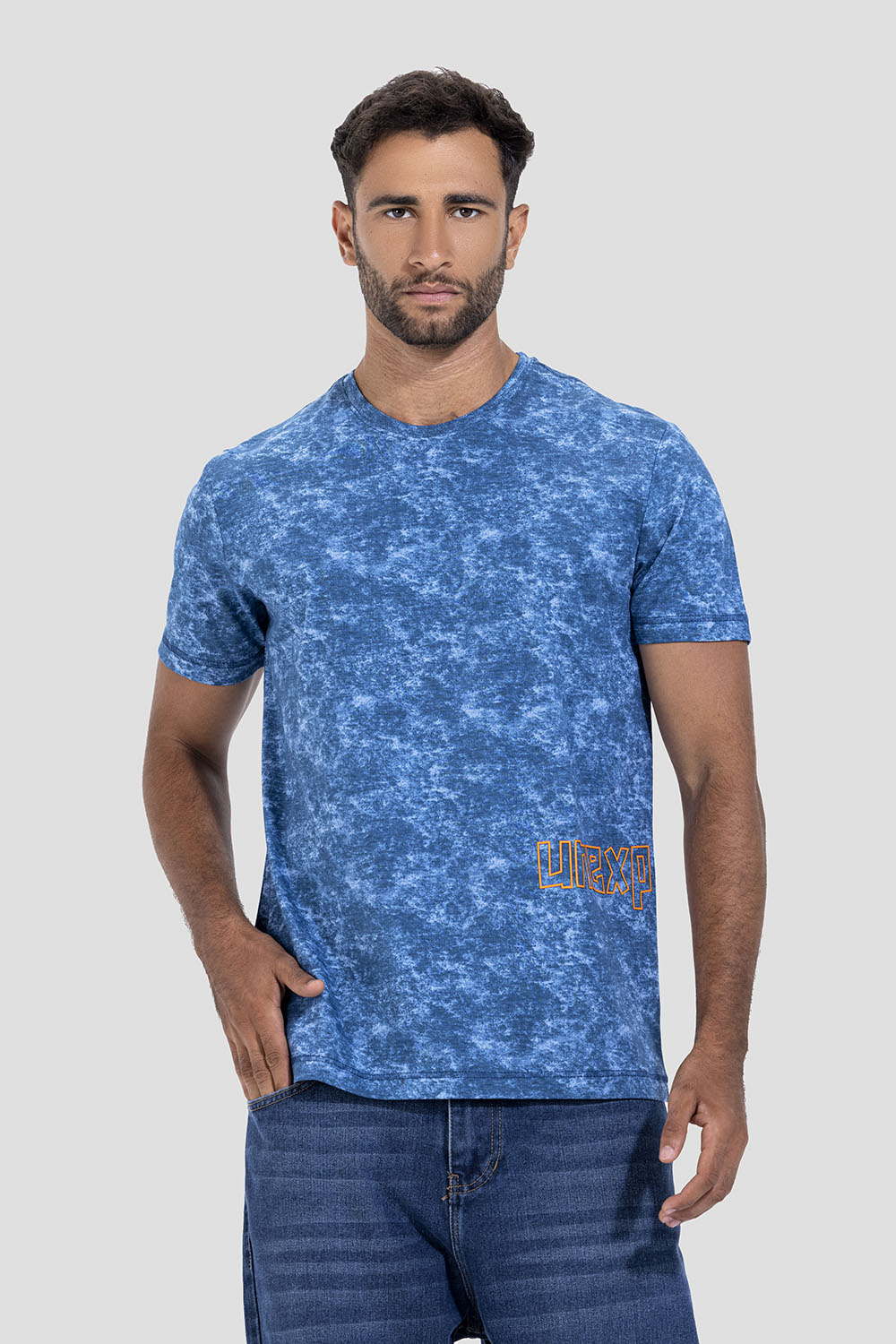 Printed Crew Neck T-Shirt