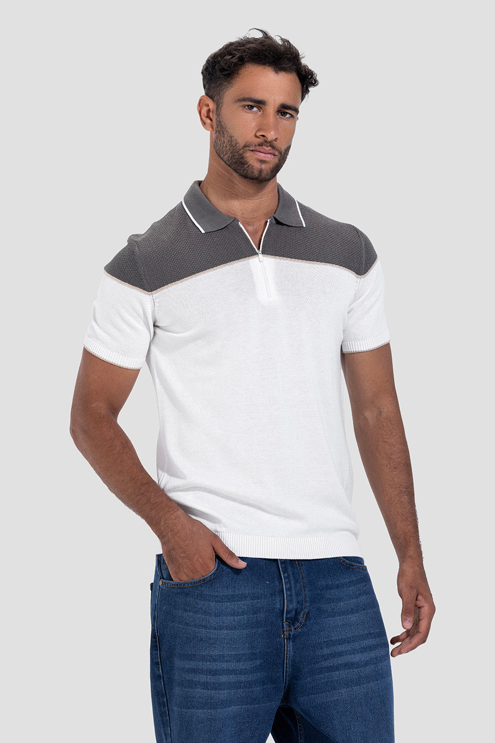 Slim Fit Kintted Polo