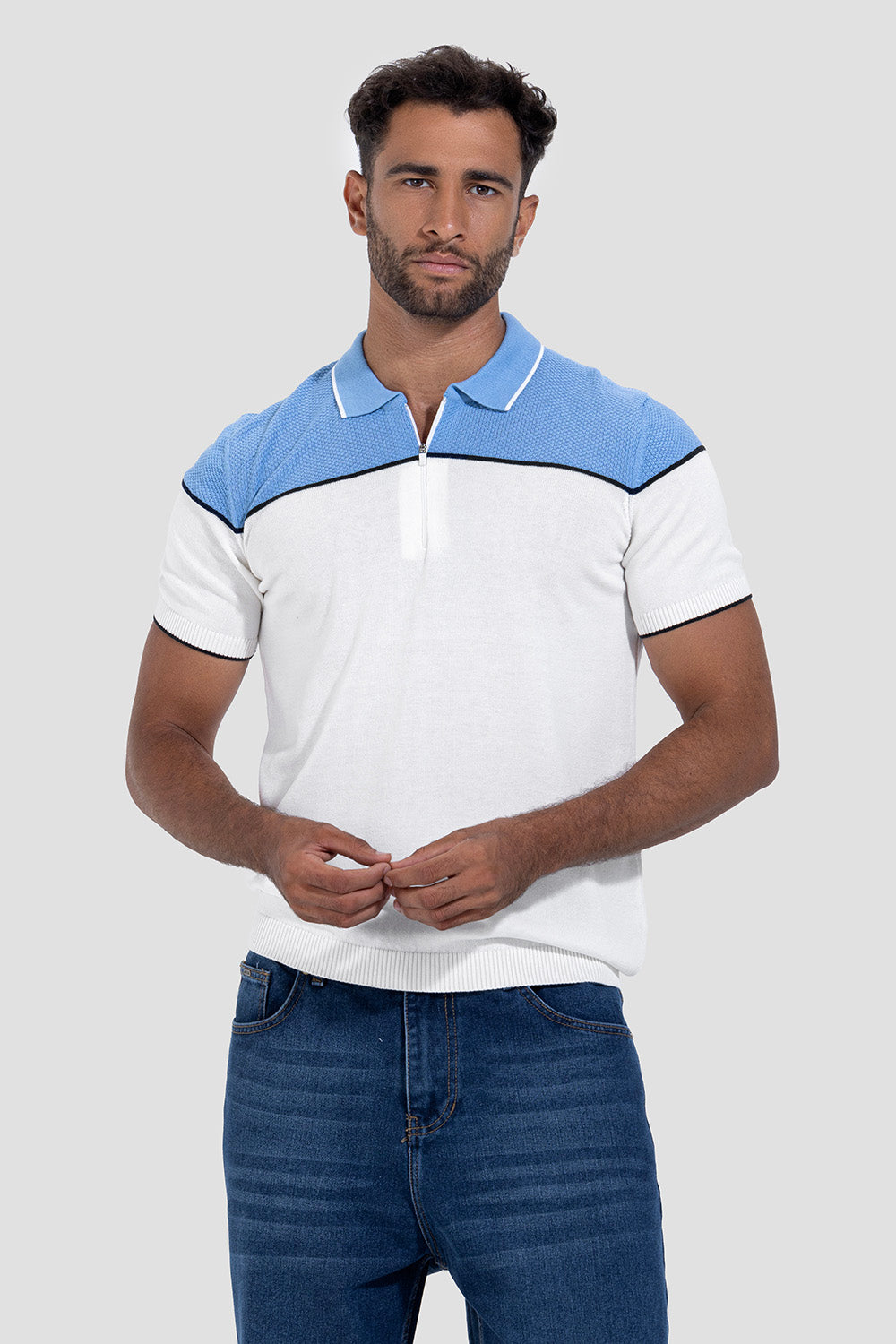 Slim Fit Kintted Polo