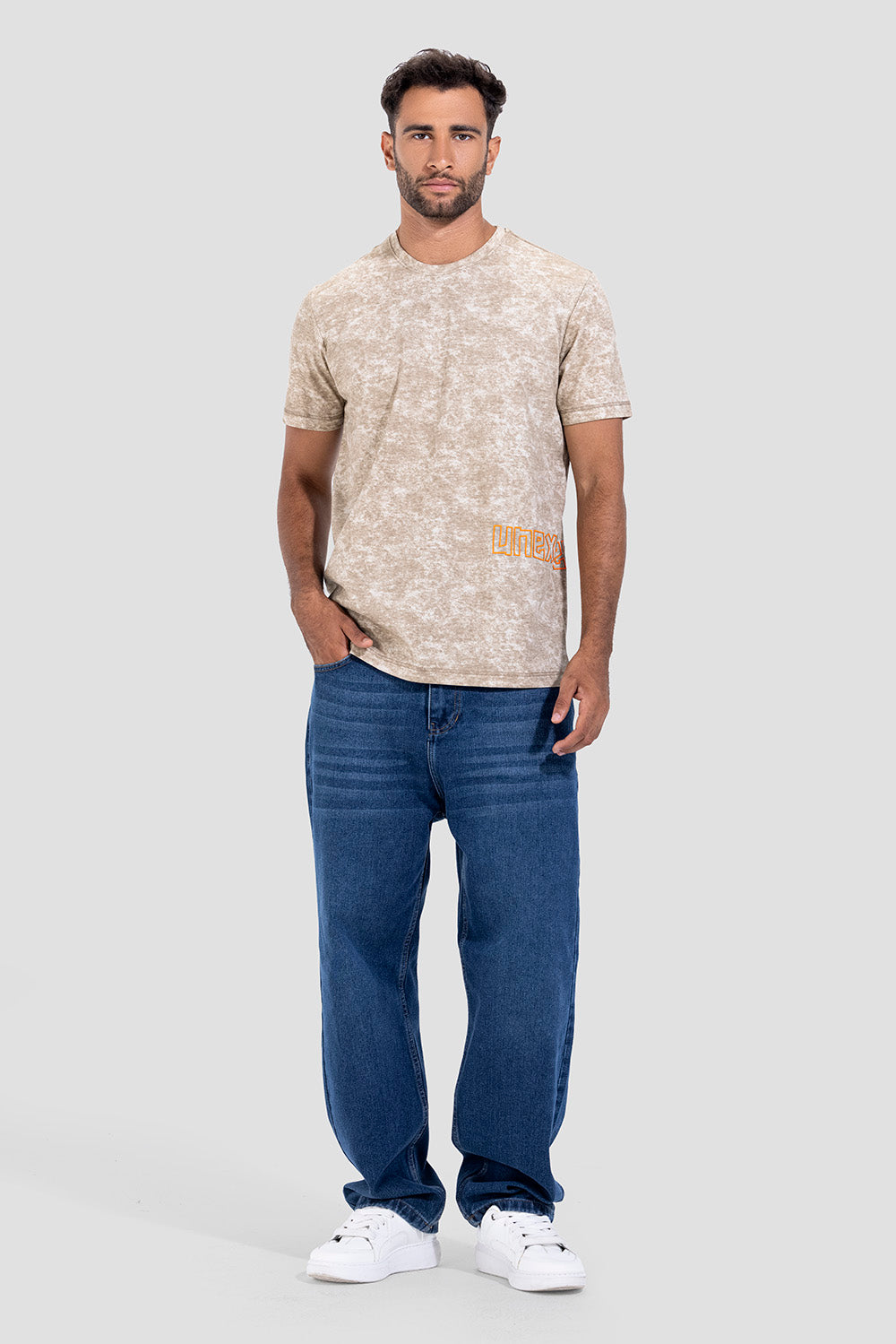 Printed Crew Neck T-Shirt