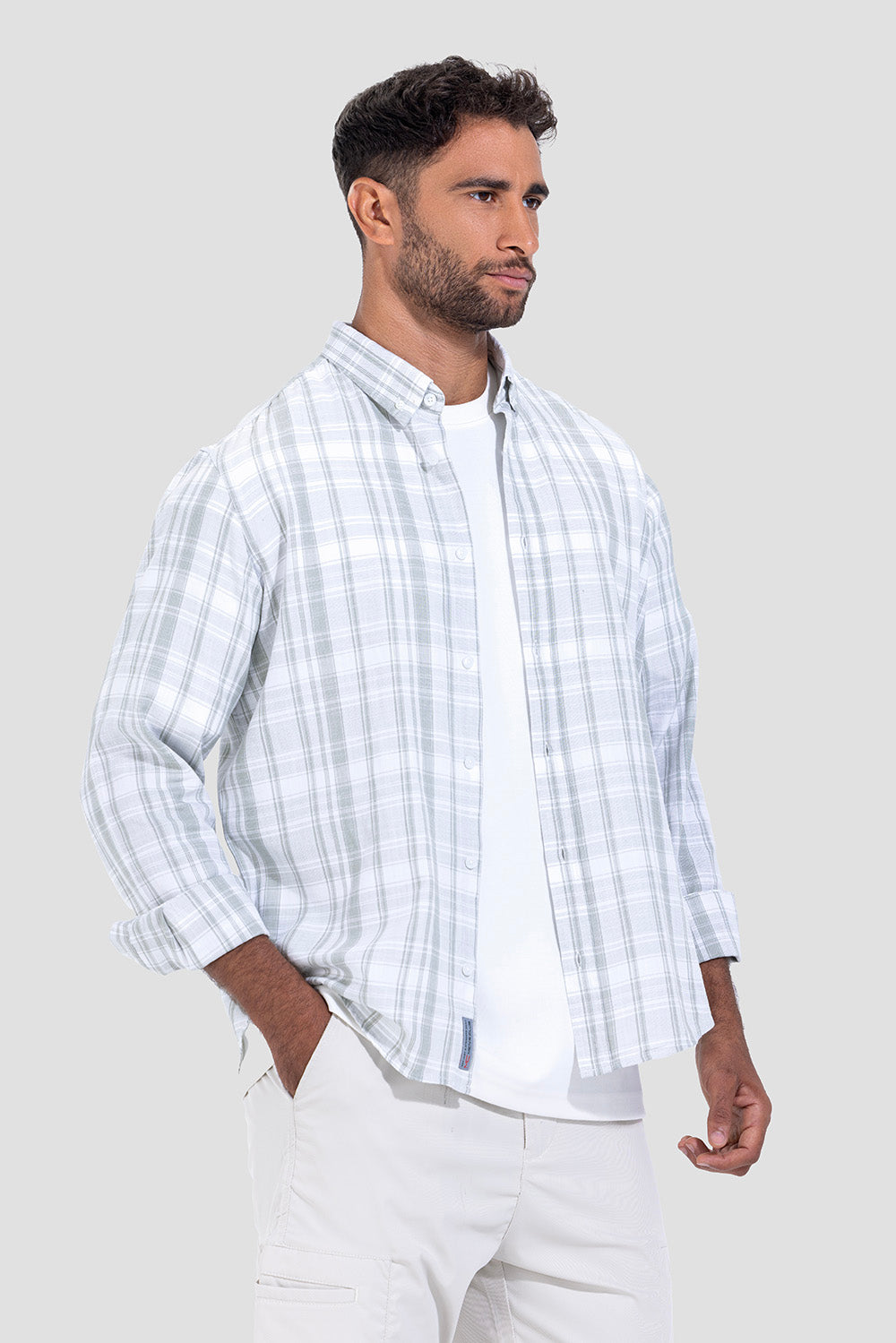 Slim Fit Checked Shirt