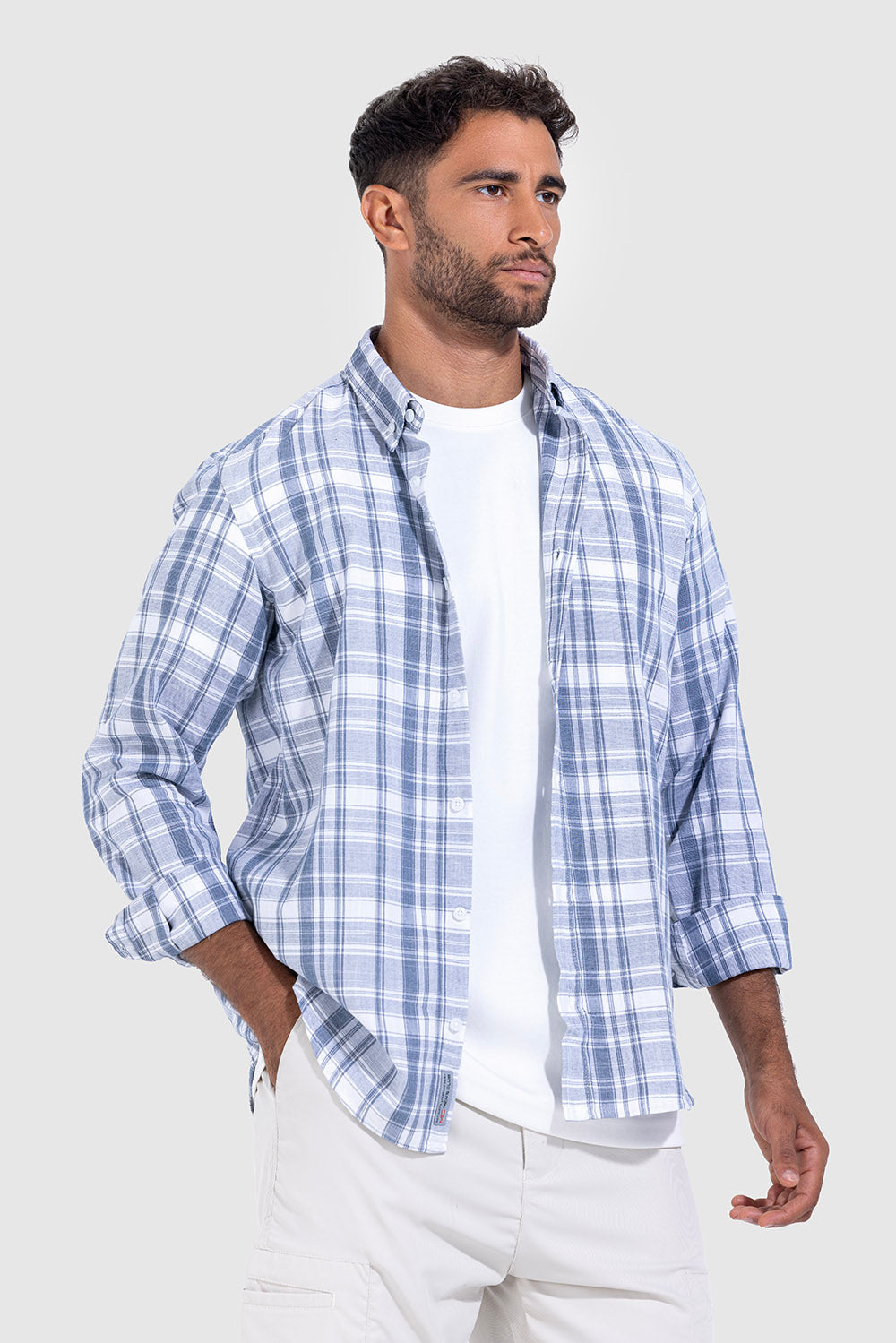 Slim Fit Checked Shirt