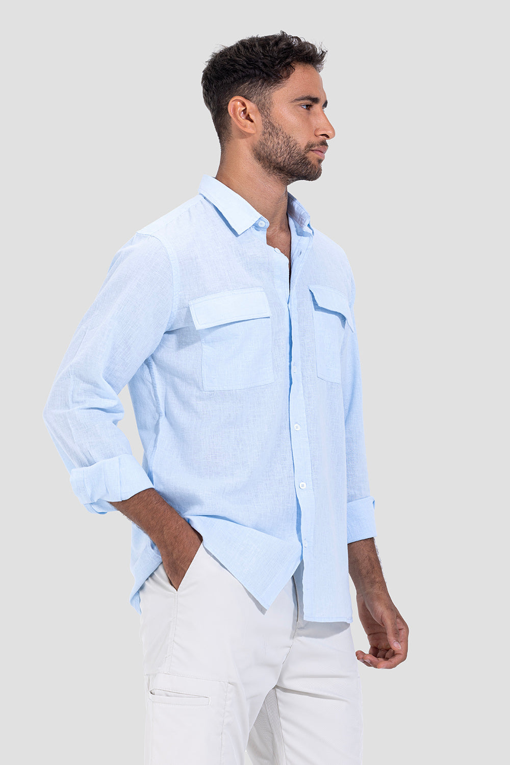 Slim Fit Linen Shirt