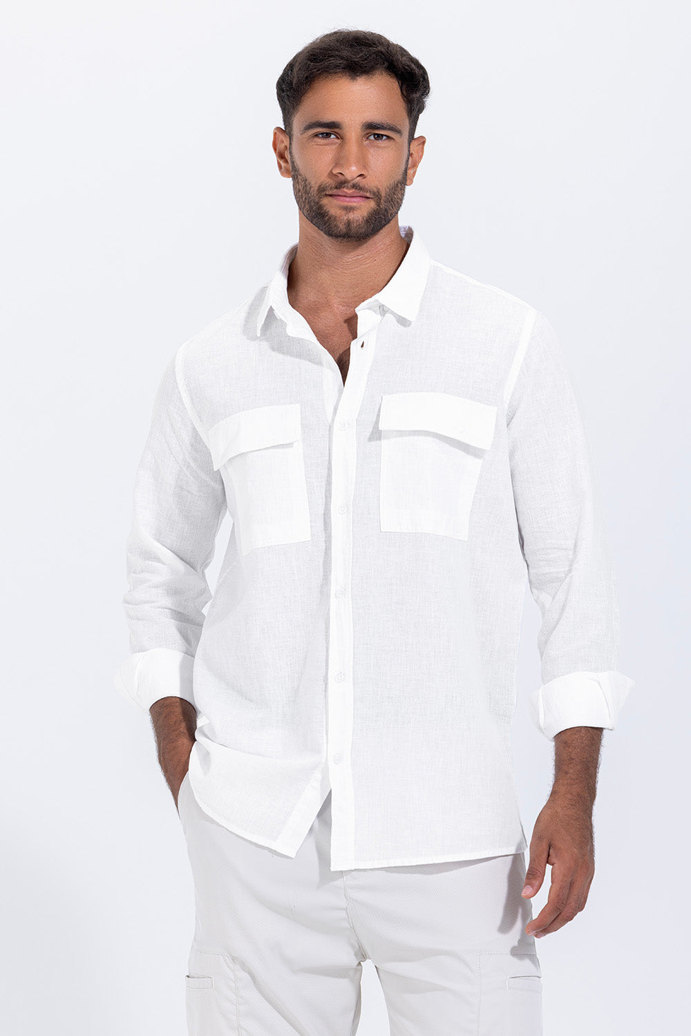 Slim Fit Linen Shirt