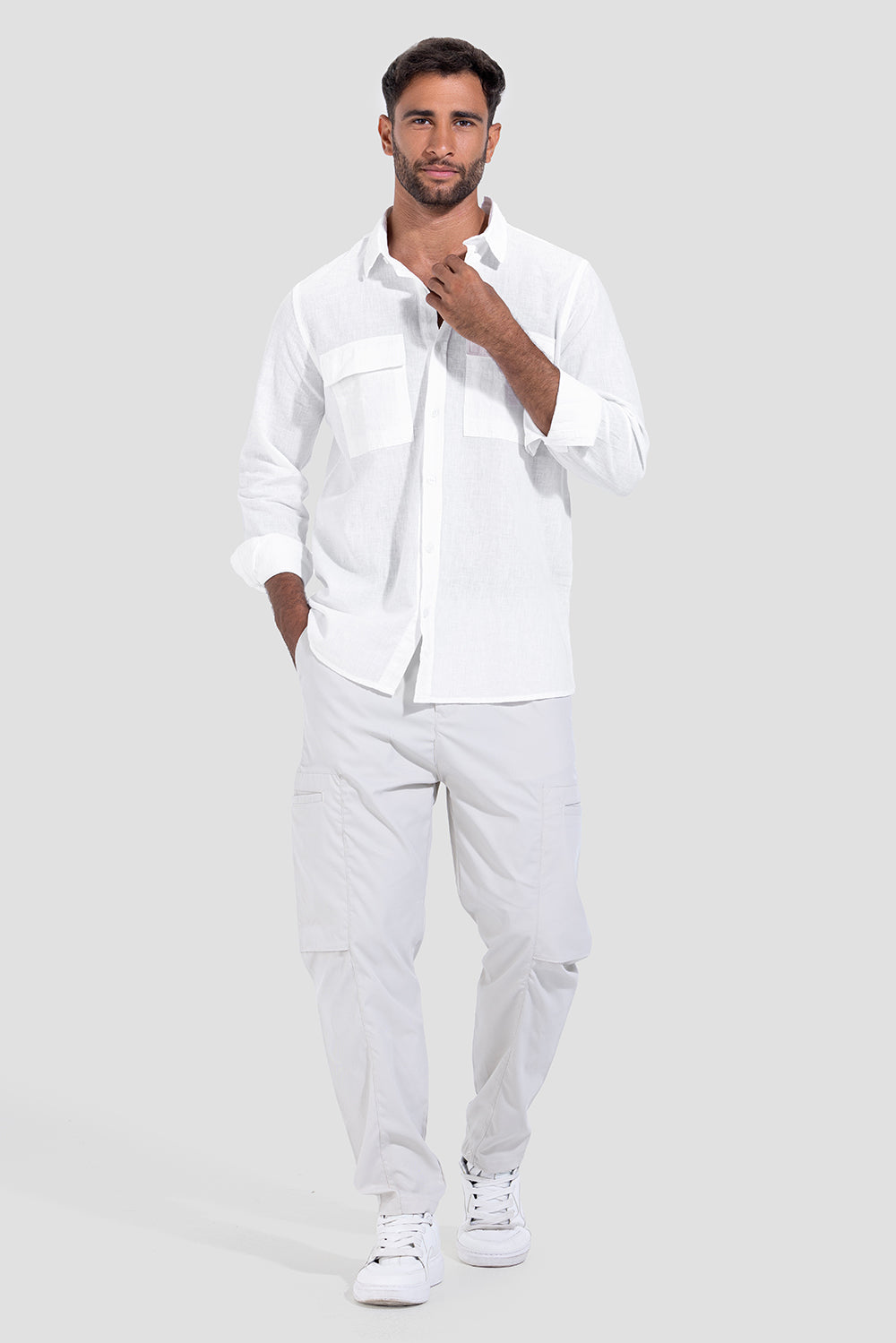 Slim Fit Linen Shirt