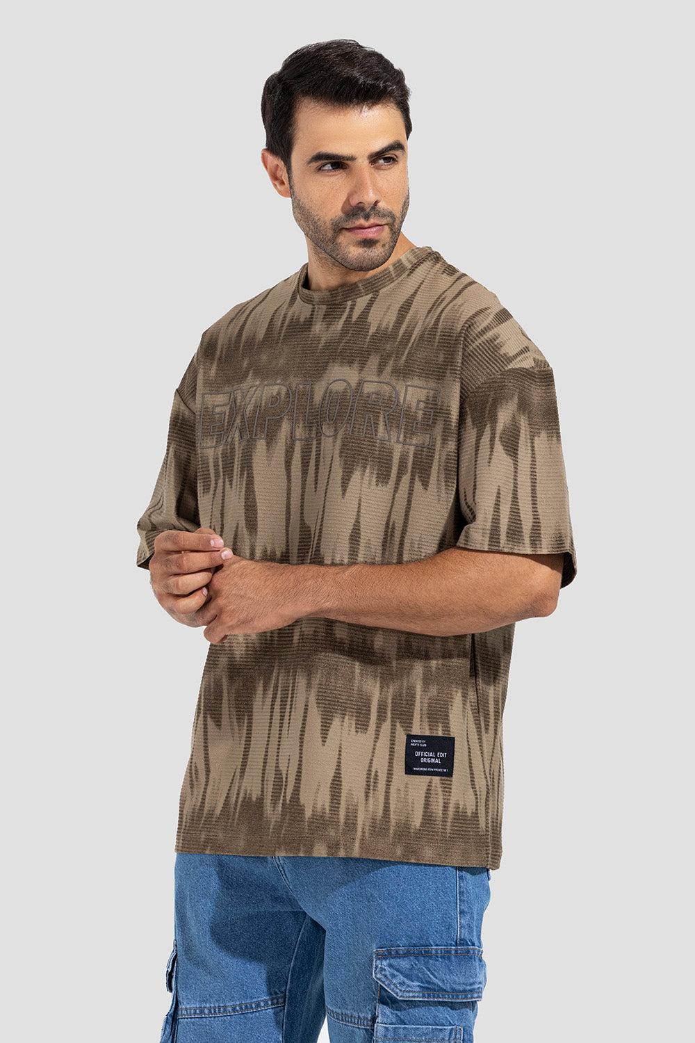 Crew Neck Over Size T-Shirt