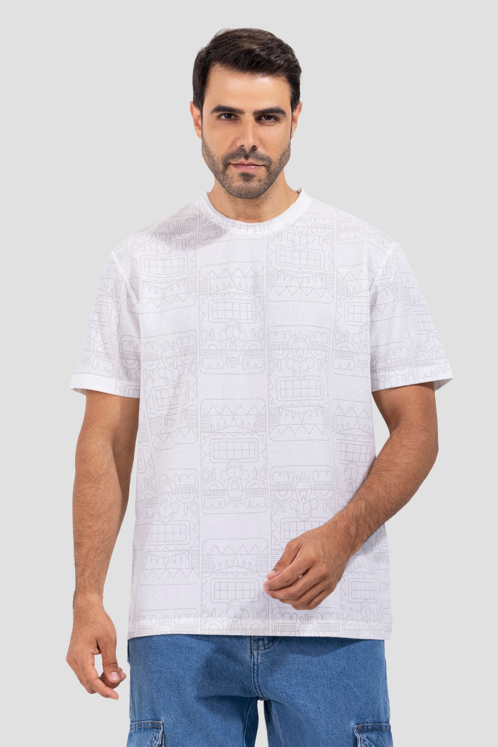 Crew Neck Printed T-shirt