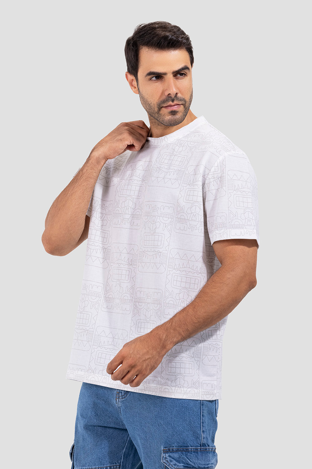 Crew Neck Printed T-shirt