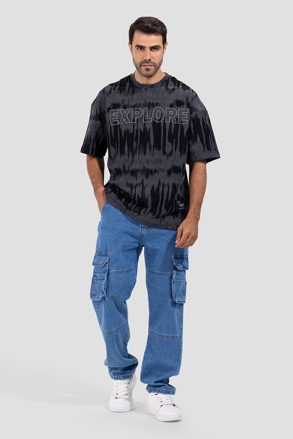 Crew Neck Over Size T-Shirt