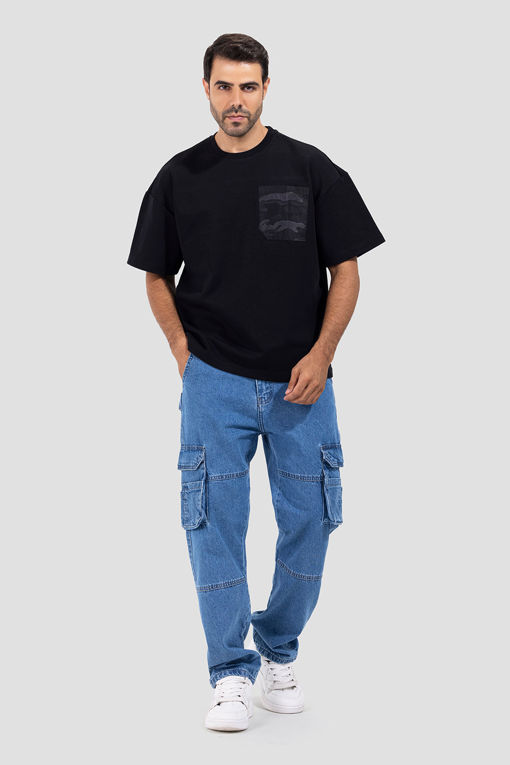 Crew Neck Over Size T-Shirt