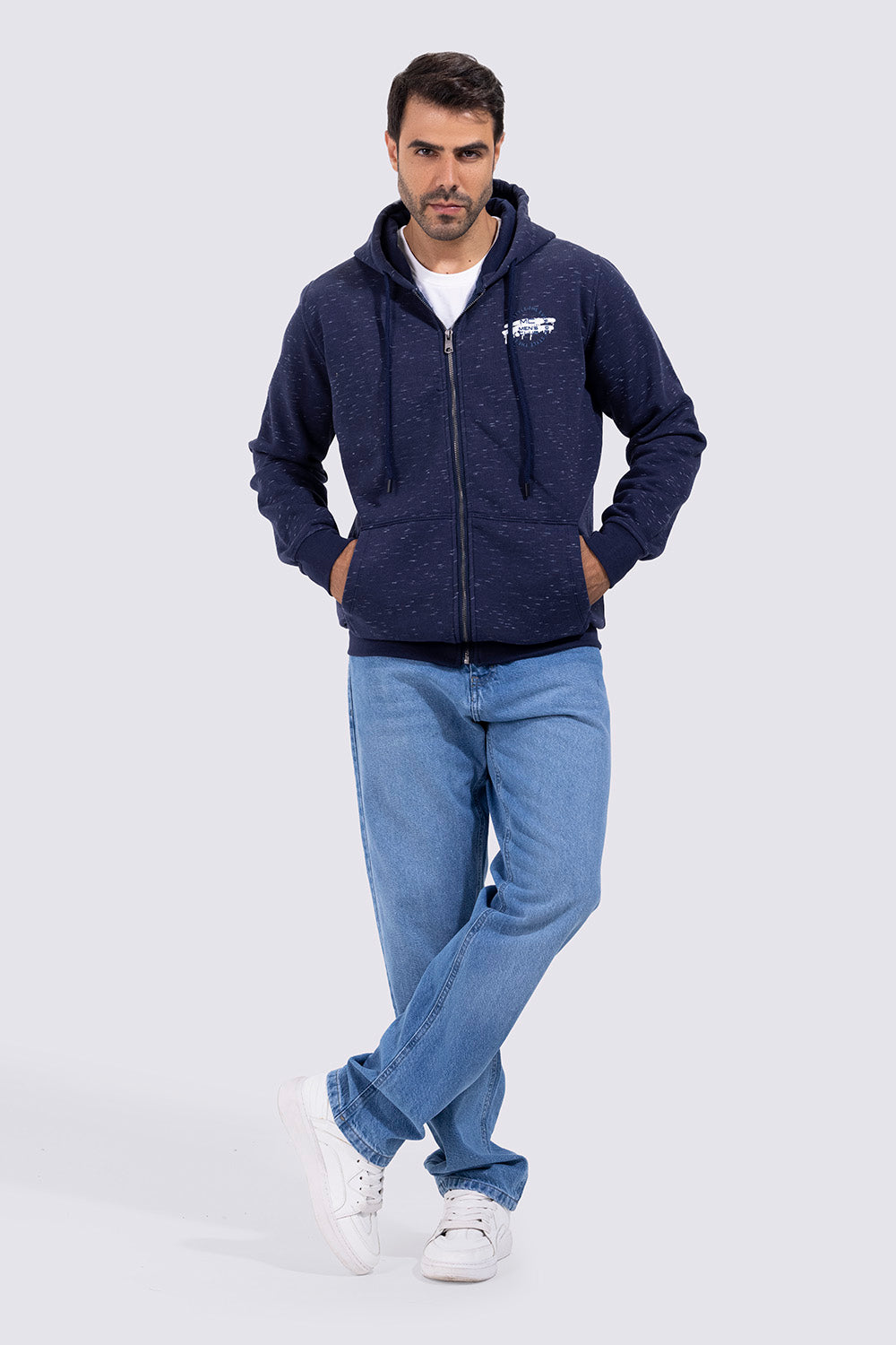 Full Zipper Hoodie Sweatshirt