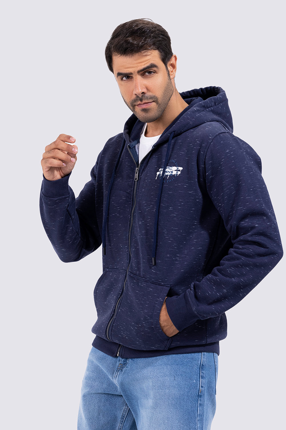 Full Zipper Hoodie Sweatshirt