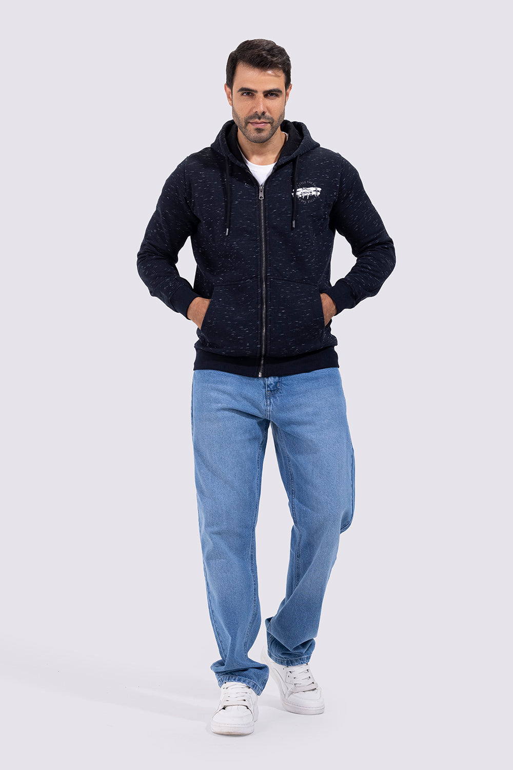 Full Zipper Hoodie Sweatshirt