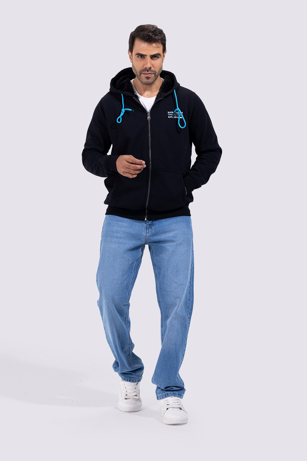 Full Zipper Hoodie Sweatshirt
