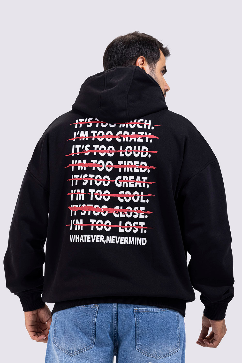 Printed Hoodie Sweatshirt