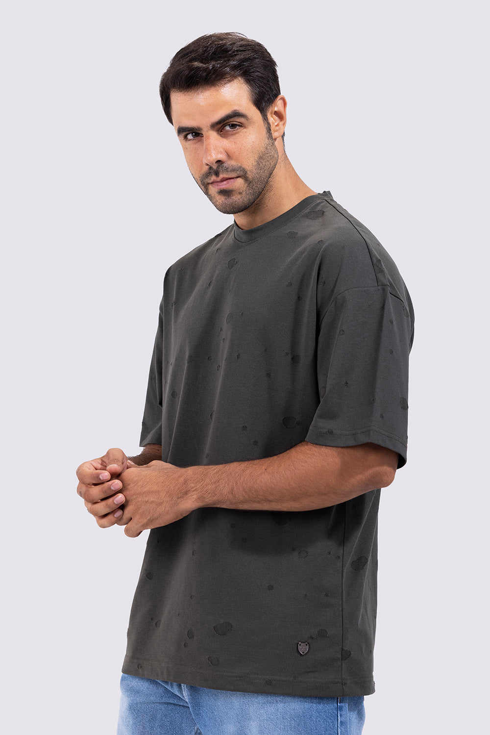 Crew Neck Over Size T-Shirt