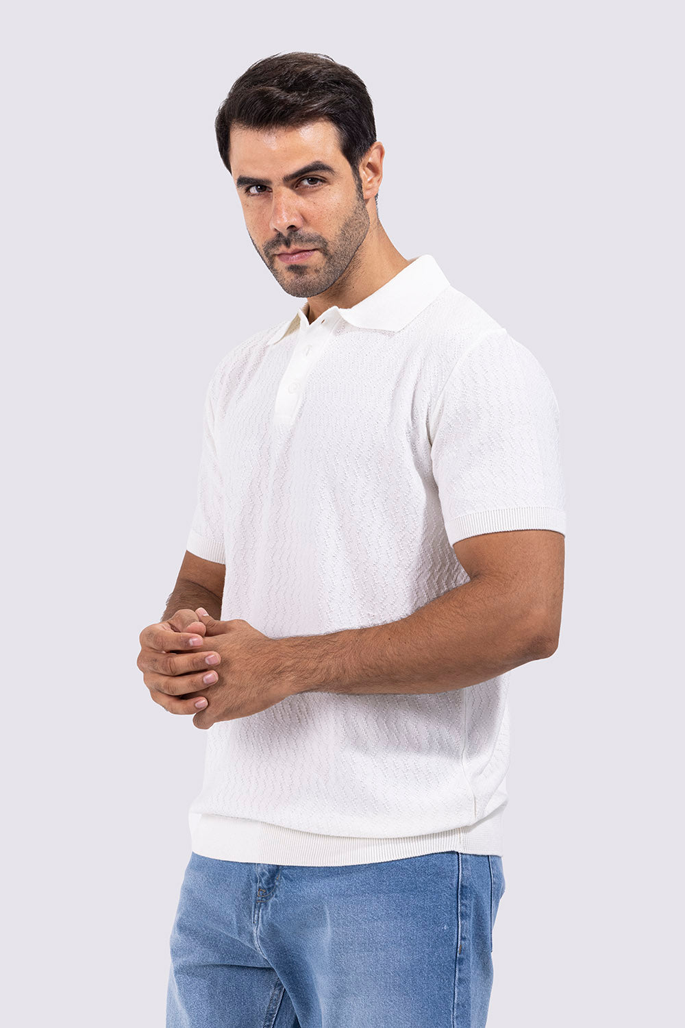 Knitted Polo Shirt