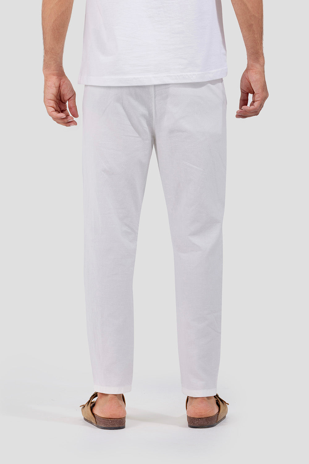 Relaxed Fit Linen Pants