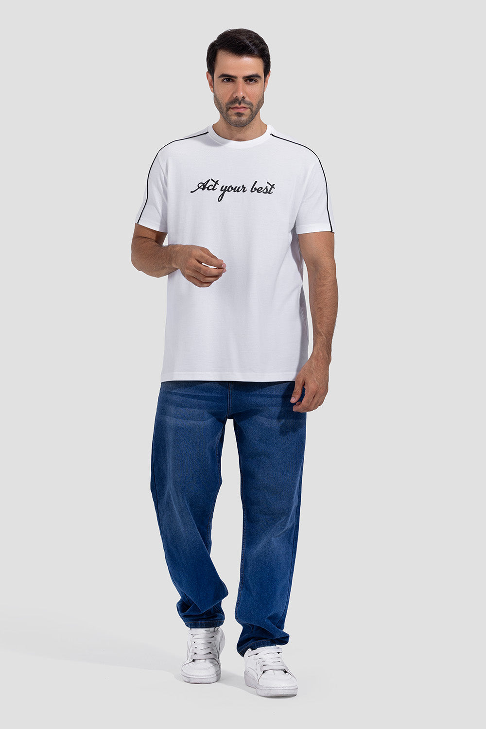 Crew Neck Printed T-shirt