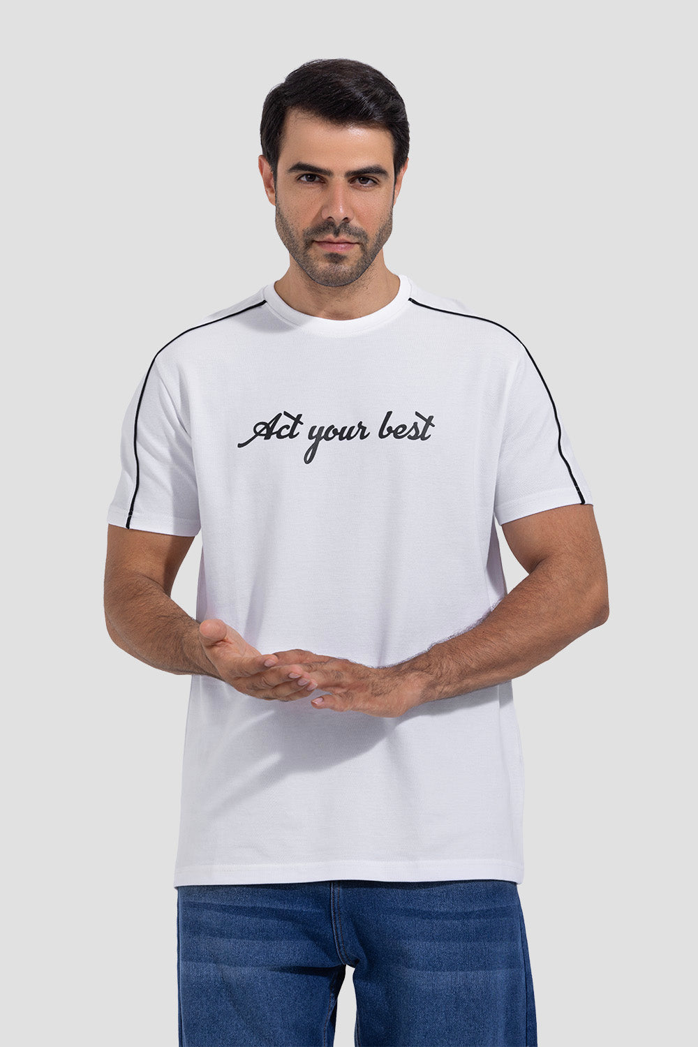 Crew Neck Printed T-shirt