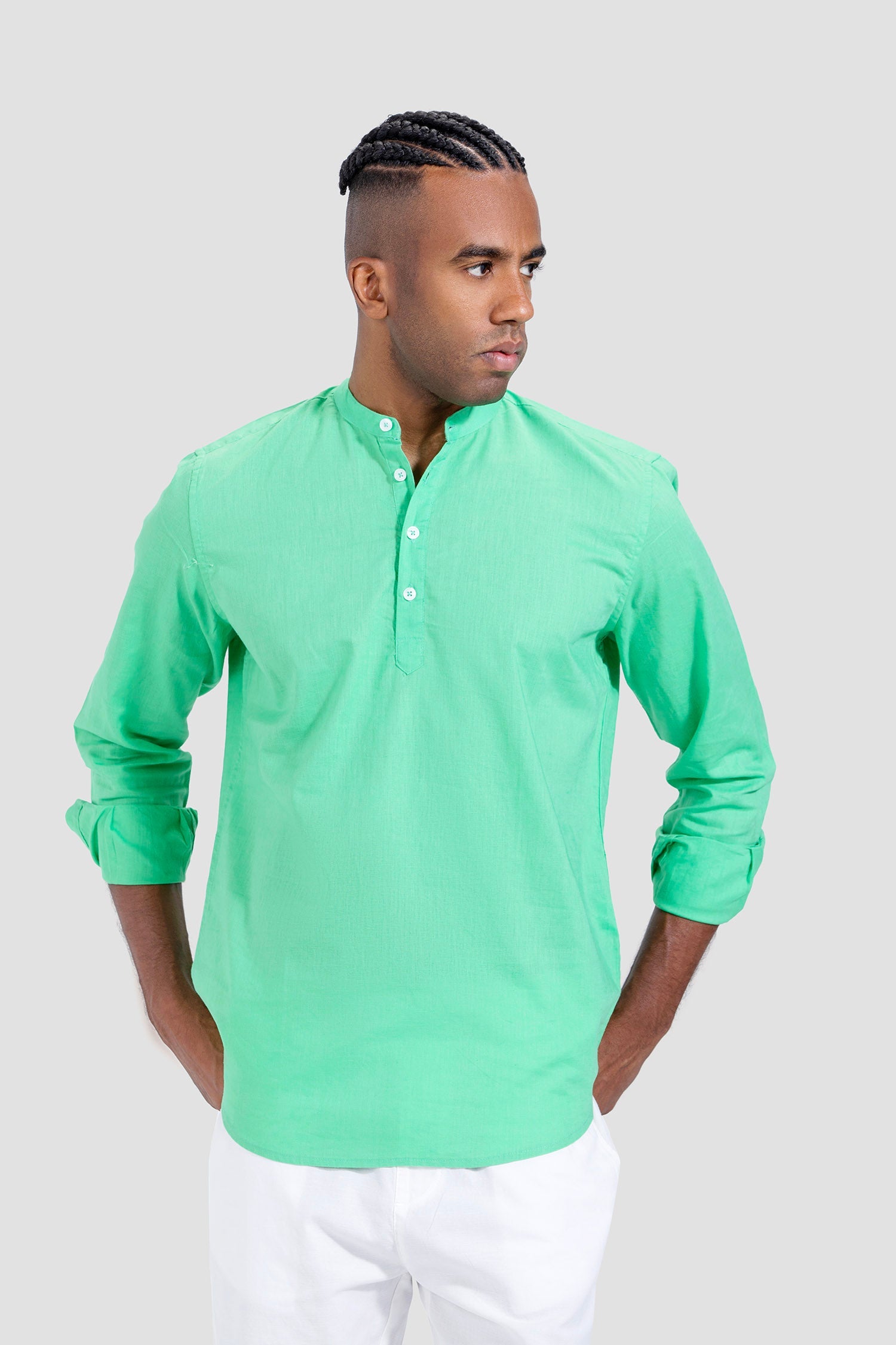 Slim Fit Solid Shirt