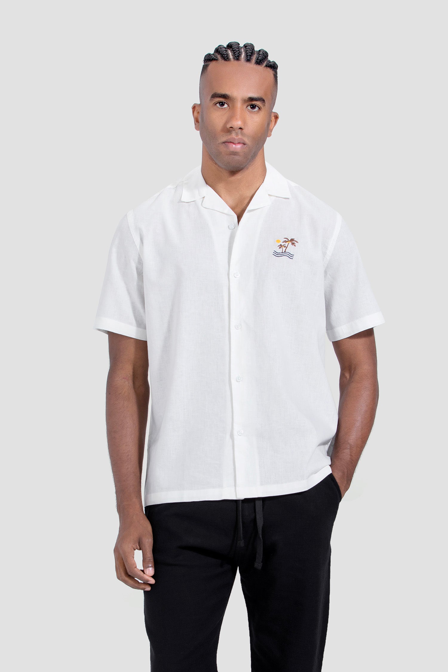 Slim Fit Linen Shirt