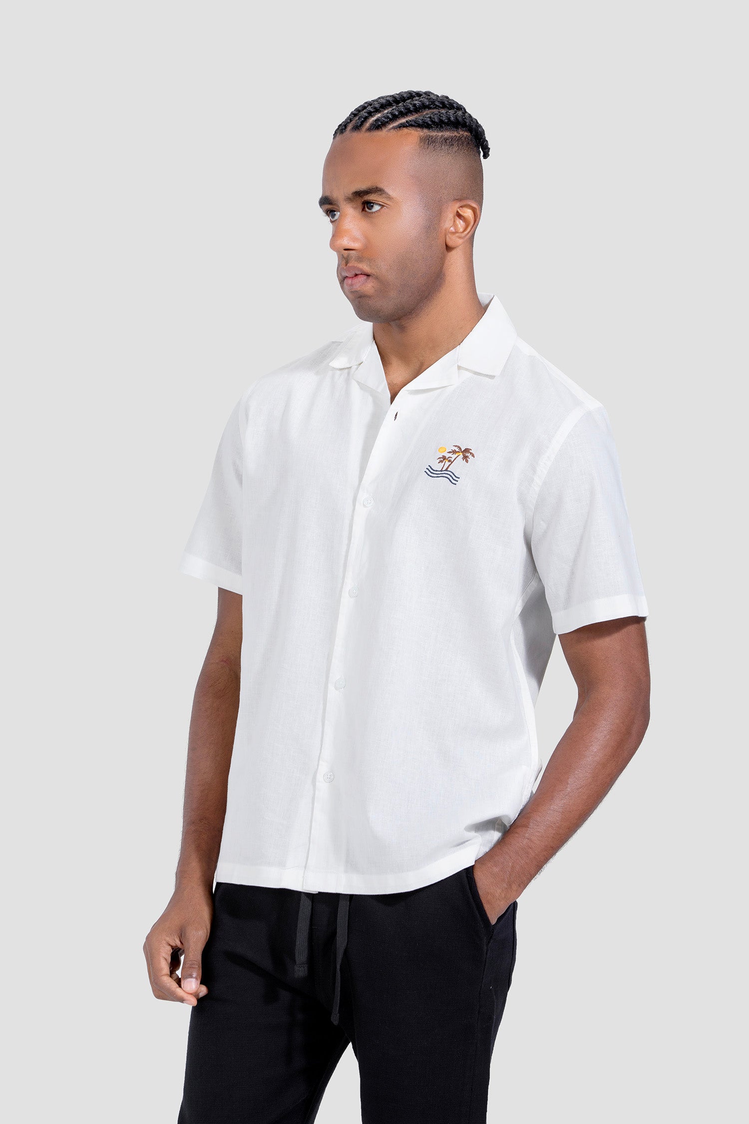 Slim Fit Linen Shirt