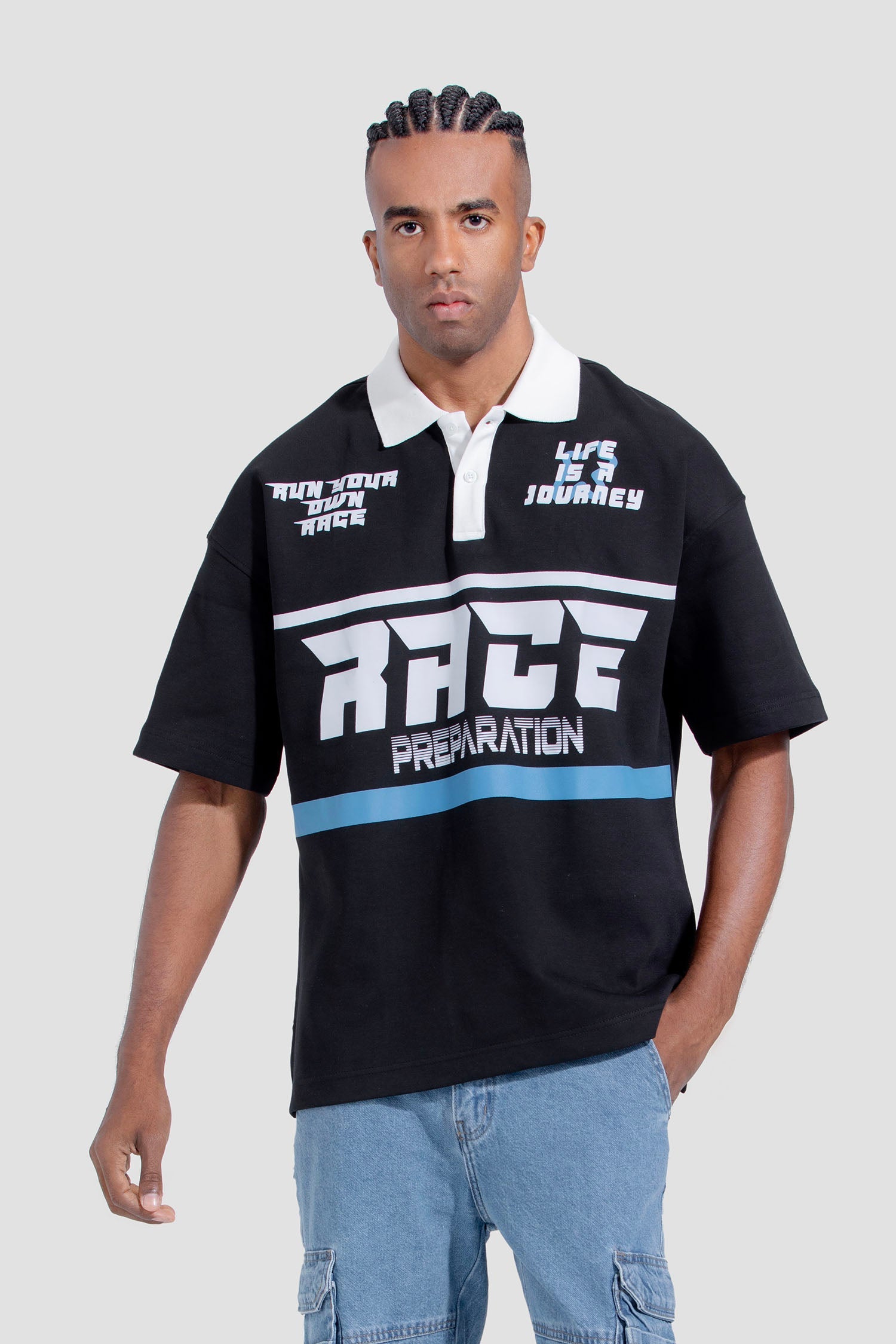 Over Size Polo Shirt