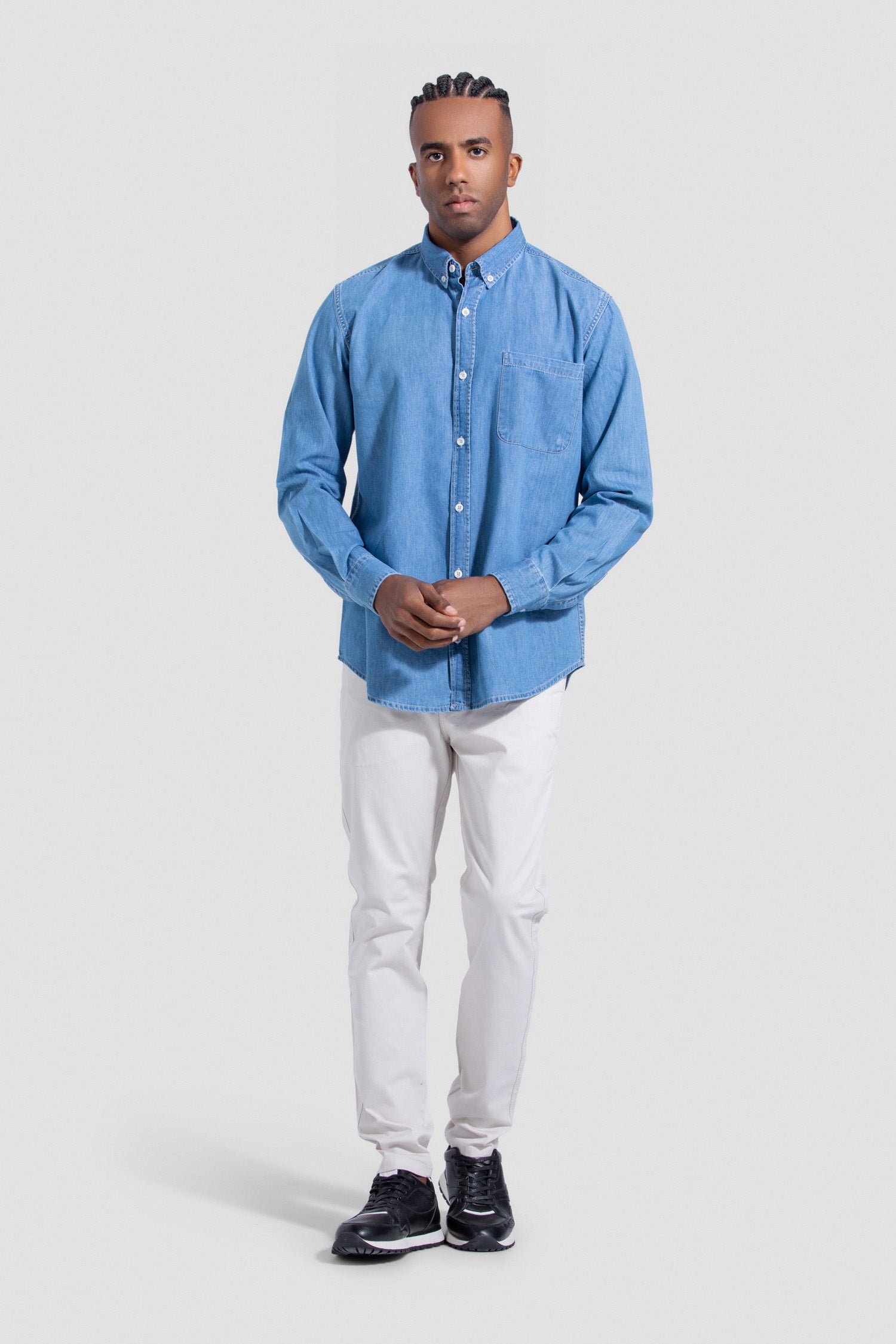 Slim Fit Denim Shirt